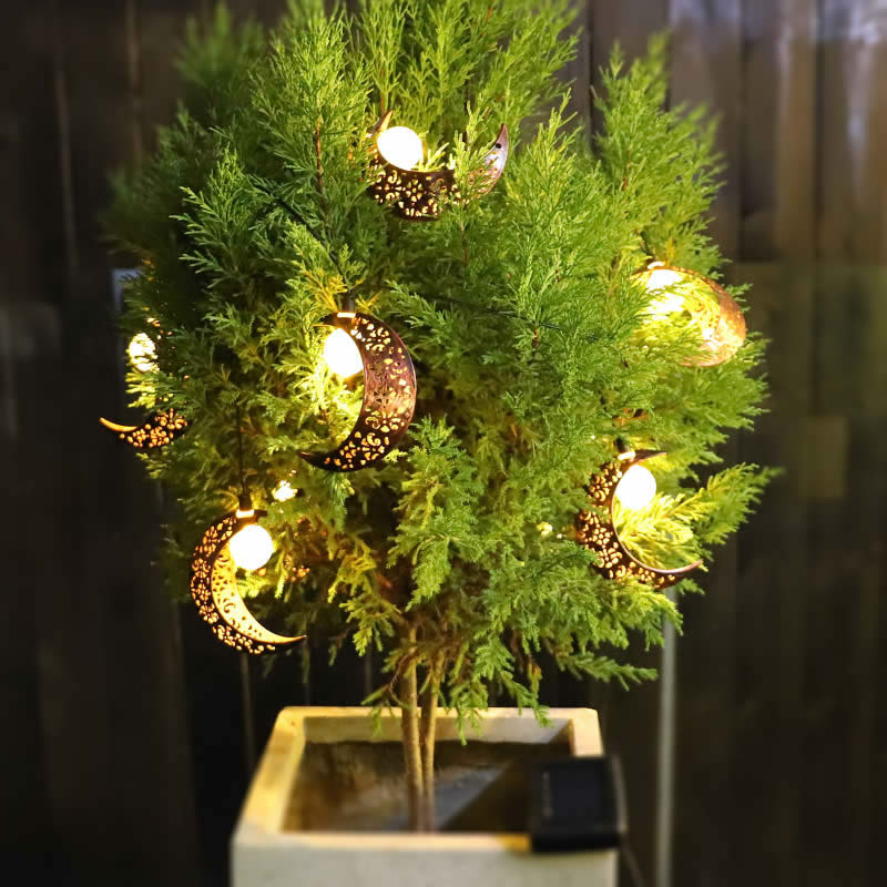 Christmas Decoration Moon String Lights Romantic Wedding Party Night Lights