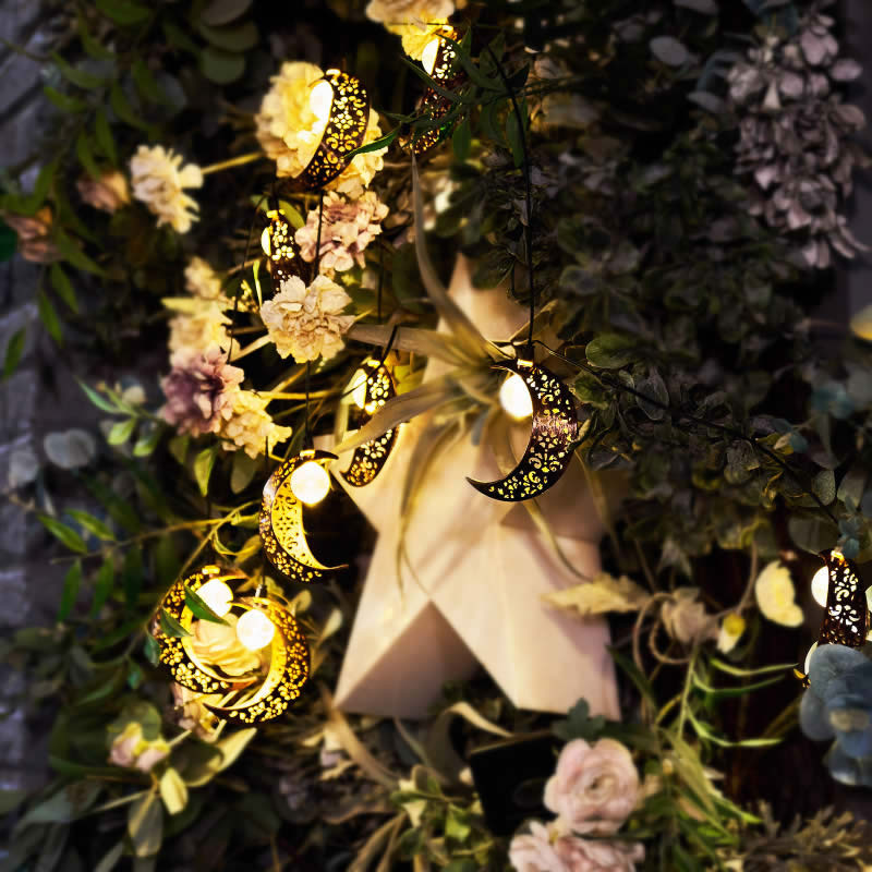 Christmas Decoration Moon String Lights Romantic Wedding Party Night Lights