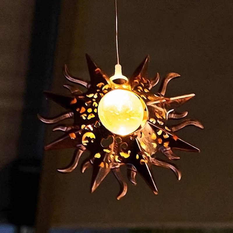 Courtyard Garden Decoration Hanging Sun Solar Light
