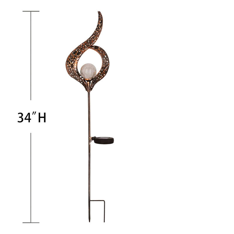 Courtyard Geometric Decoration Solar Light Garden Retro Landscape Lights