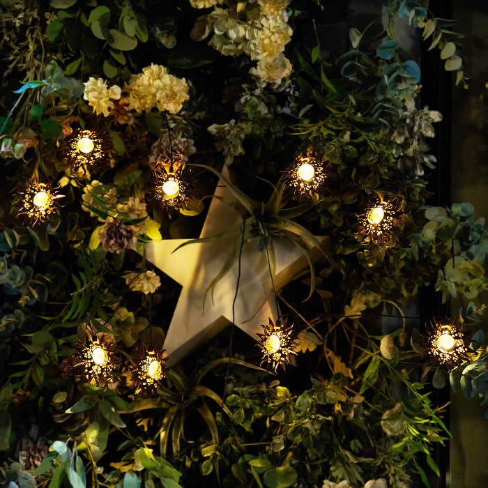 Party Sun String Lights Christmas Tree Light Romantic Wedding Night Lights