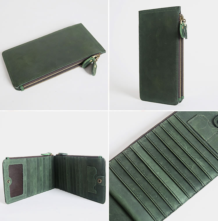 Classic Multi Card Slots Leather Wallet, Phone Case