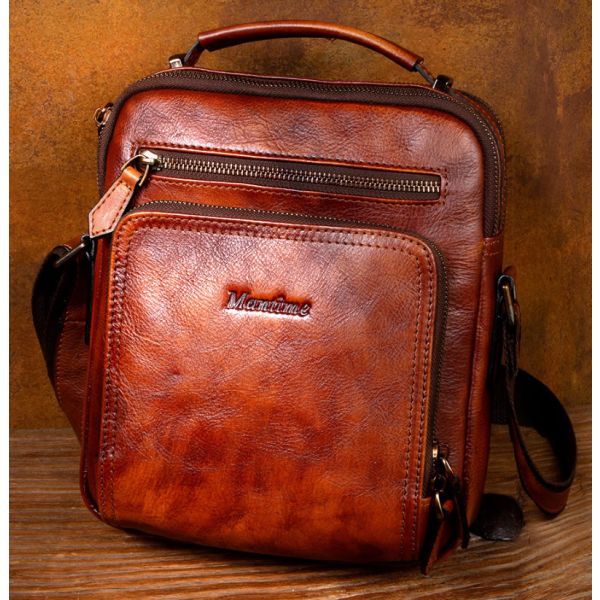 The Classic - Hand Made Leather Messenger Bag