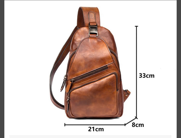 Fashion Handmade Cowhide Shoulder Bag