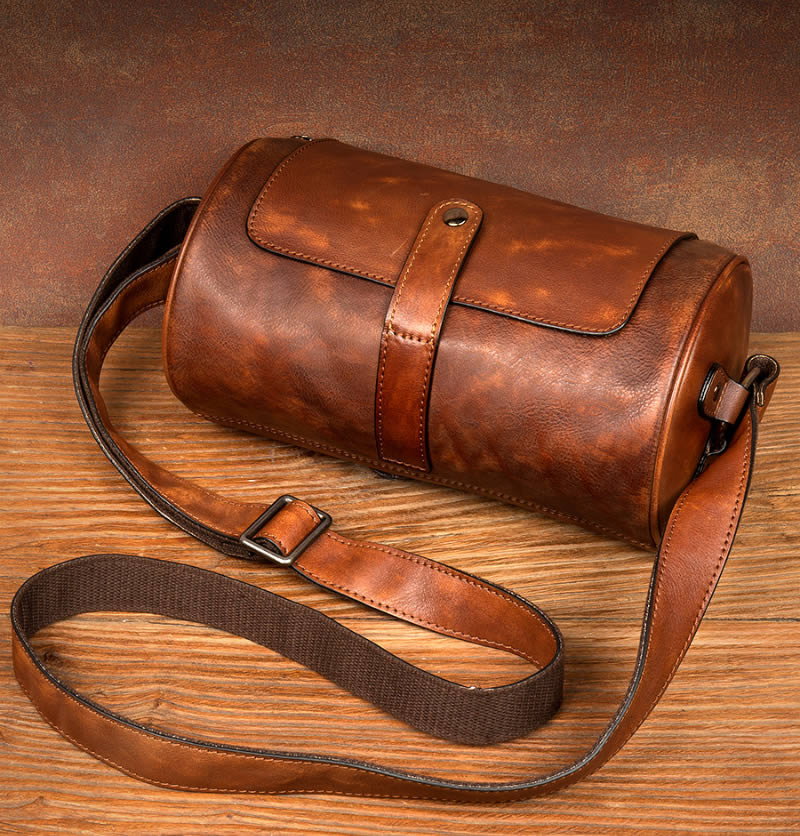 Handmade Cowhide Shoulder Bags,Travel Bag