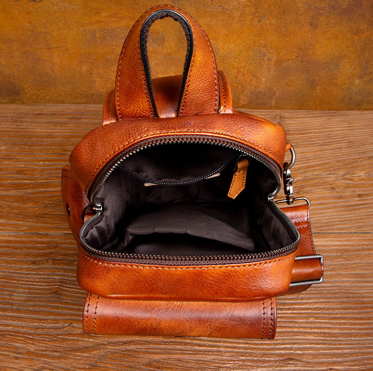 Handmade Retro Shoulder Bag For Men