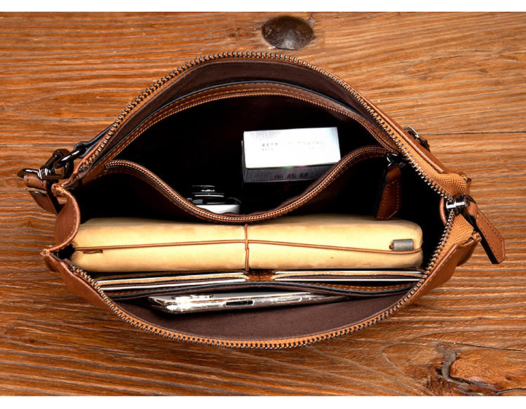 Vintage Cowhide Handheld Business Bag