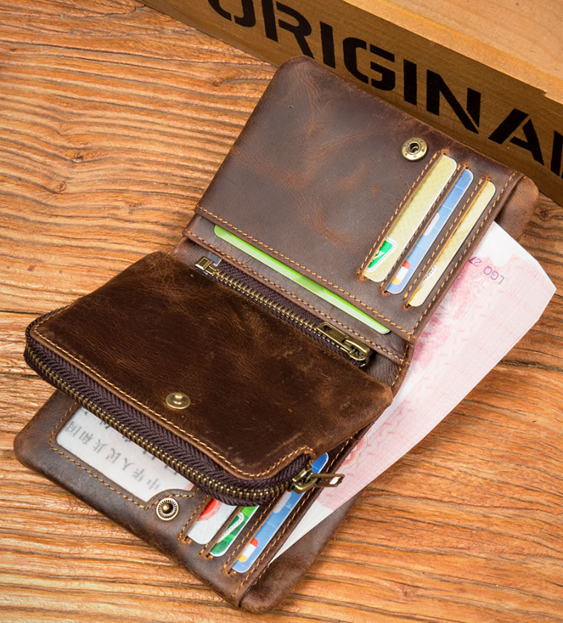 Vintage Leather Wallet For Men