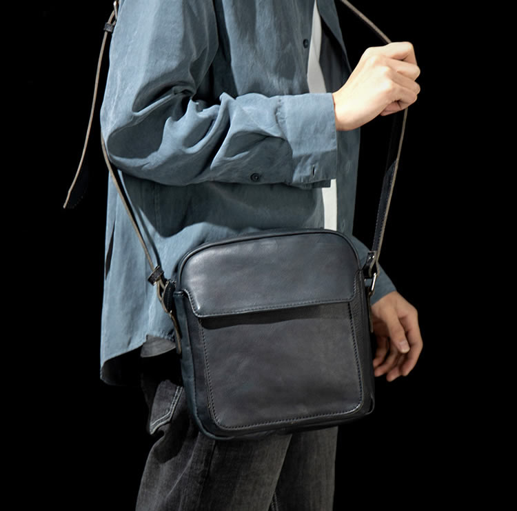 Vintage Manual Genuine Leather Shoulder Bags