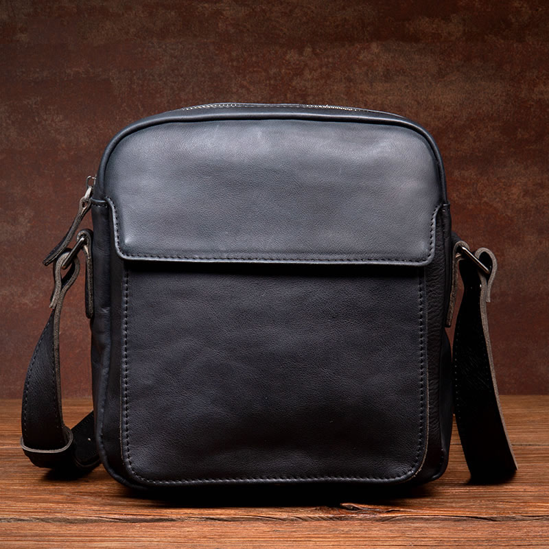 Vintage Manual Genuine Leather Shoulder Bags